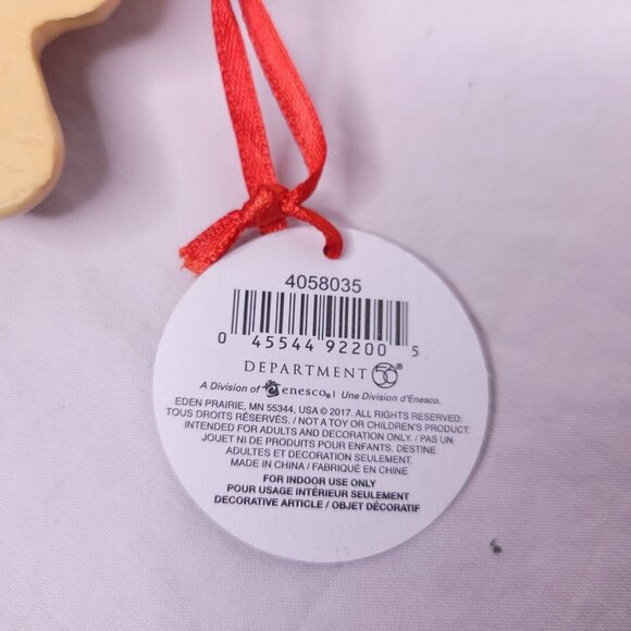 Mrs Claus Bake Shope Department 56 Sugar Cookie Santa Claus Ornament Resin - Picture 3 of 3